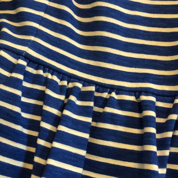 Beautiful J. Crew Blue & White Stripe Dress - Picture 9 of 10
